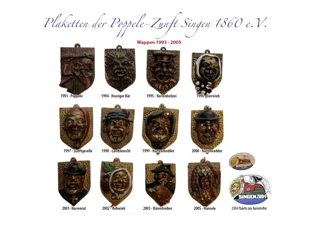Plaketten Wappen 1993-2005